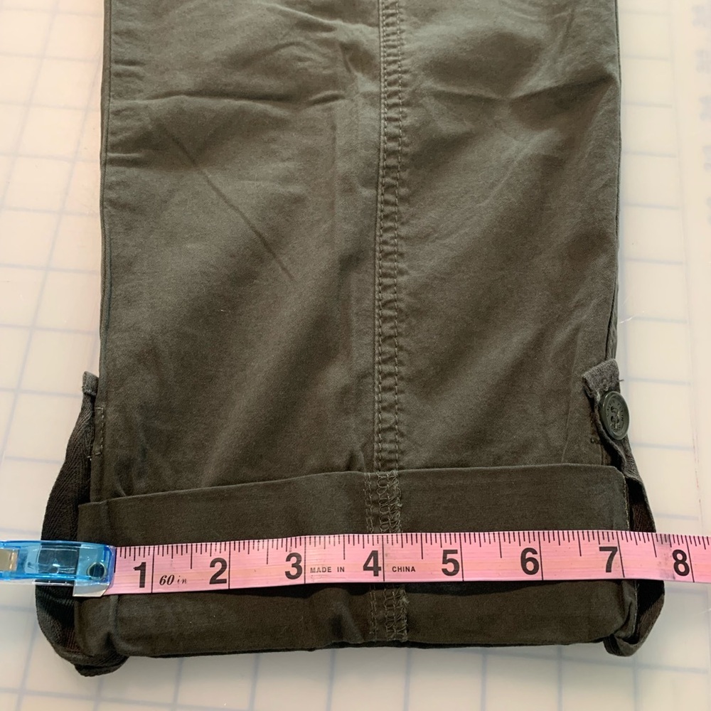 Calvin Klein Women’s Cargo Pants, Size 10, Color Black Olive - Picture 3 of 11
